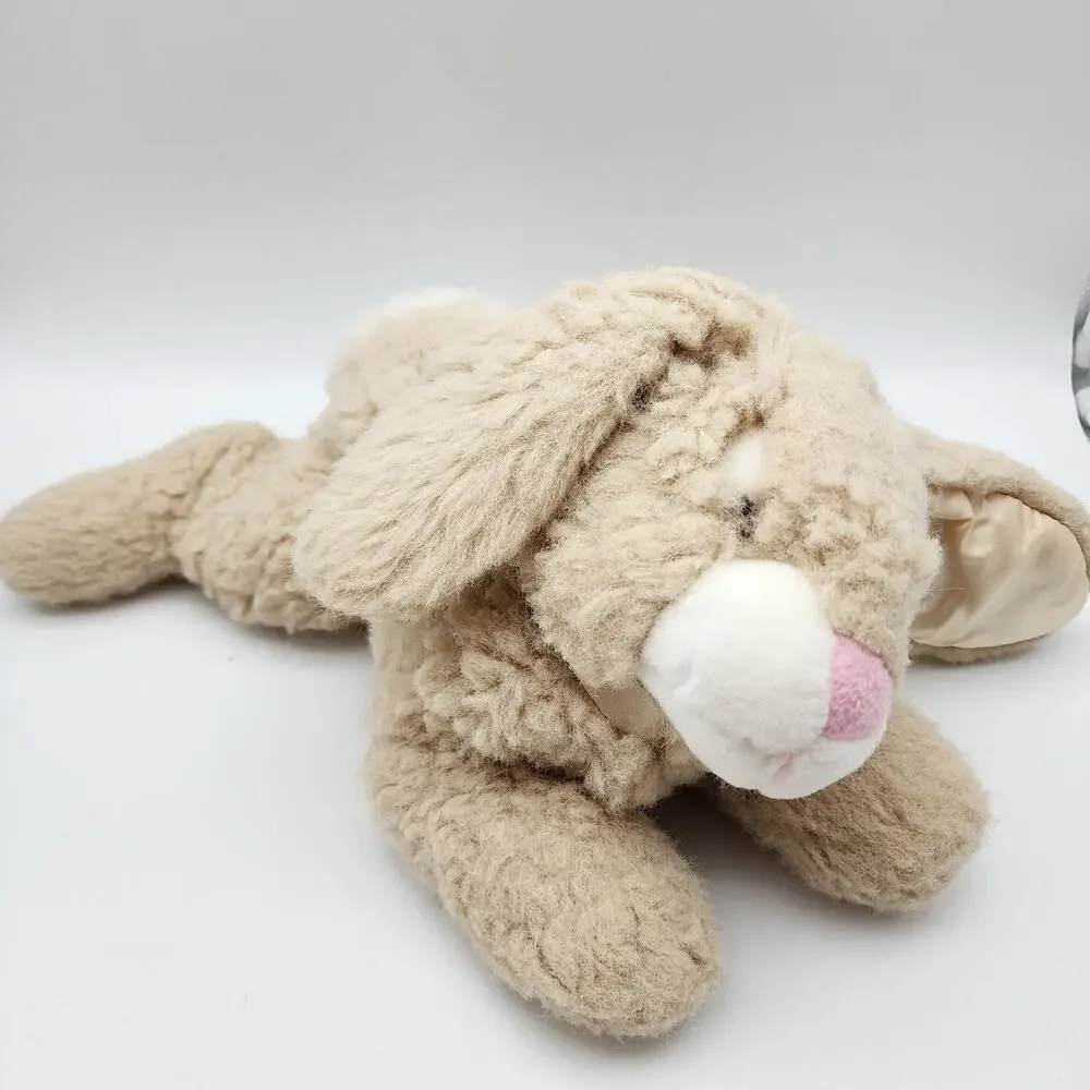 Vintage Aurora Beige Floppy Bunny Rabbit Stuffed Plush 12